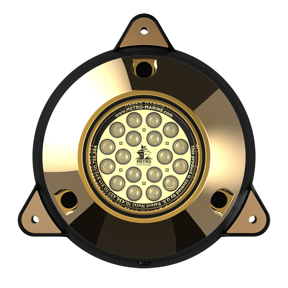 Metro Marine High-Output Surface Mount Underwater Light w/Intelligent Monochromatic LED's - White, 45° Beam - F-SMR1-W3-45