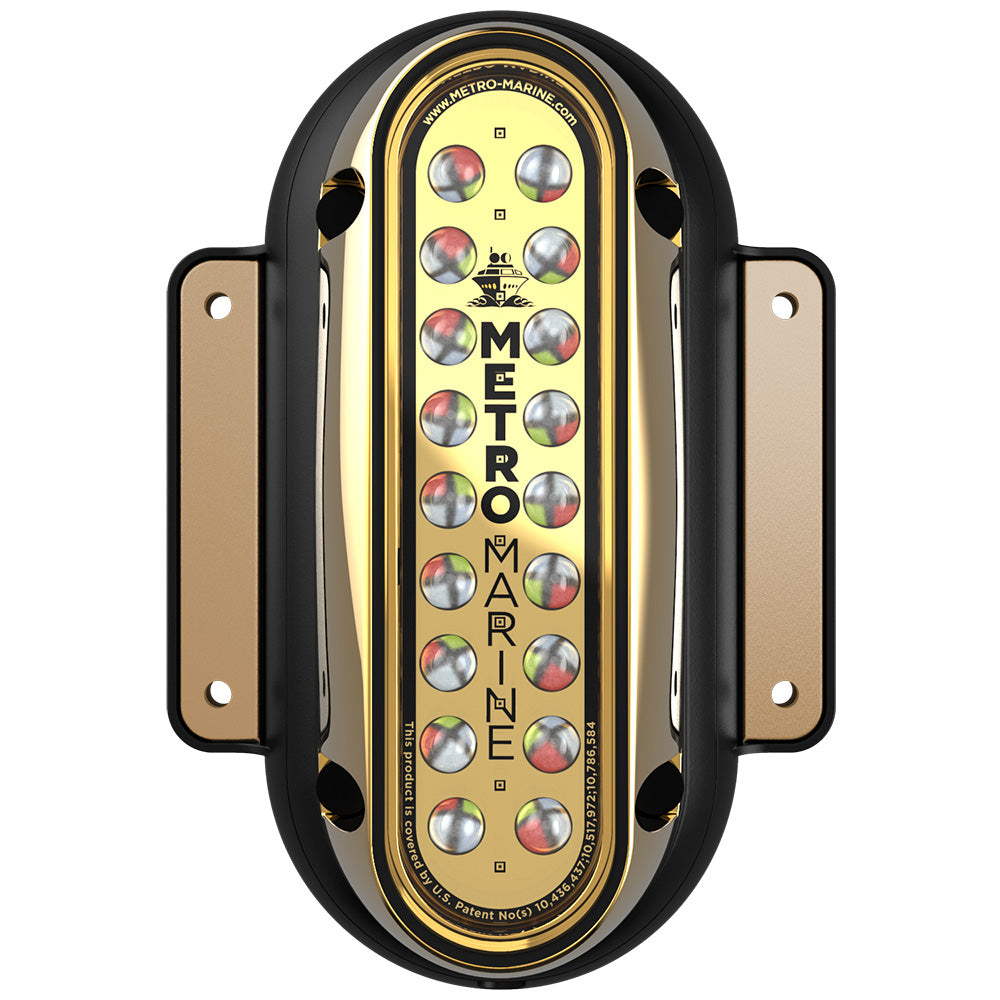 Metro Marine High-Output Vertical Surface Mount Light w/Intelligent Full Spectrum LED's - RGBW, 45° Beam - F-SME1-V-FS-45