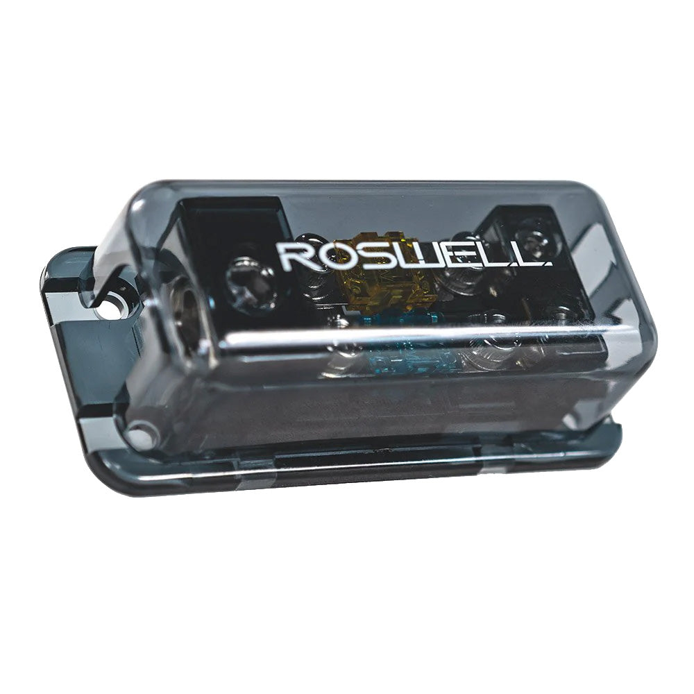 Roswell Marine 1-In 2-Out Fused Distribution Block C720-0540 for Marine Audio Systems - C720-0540