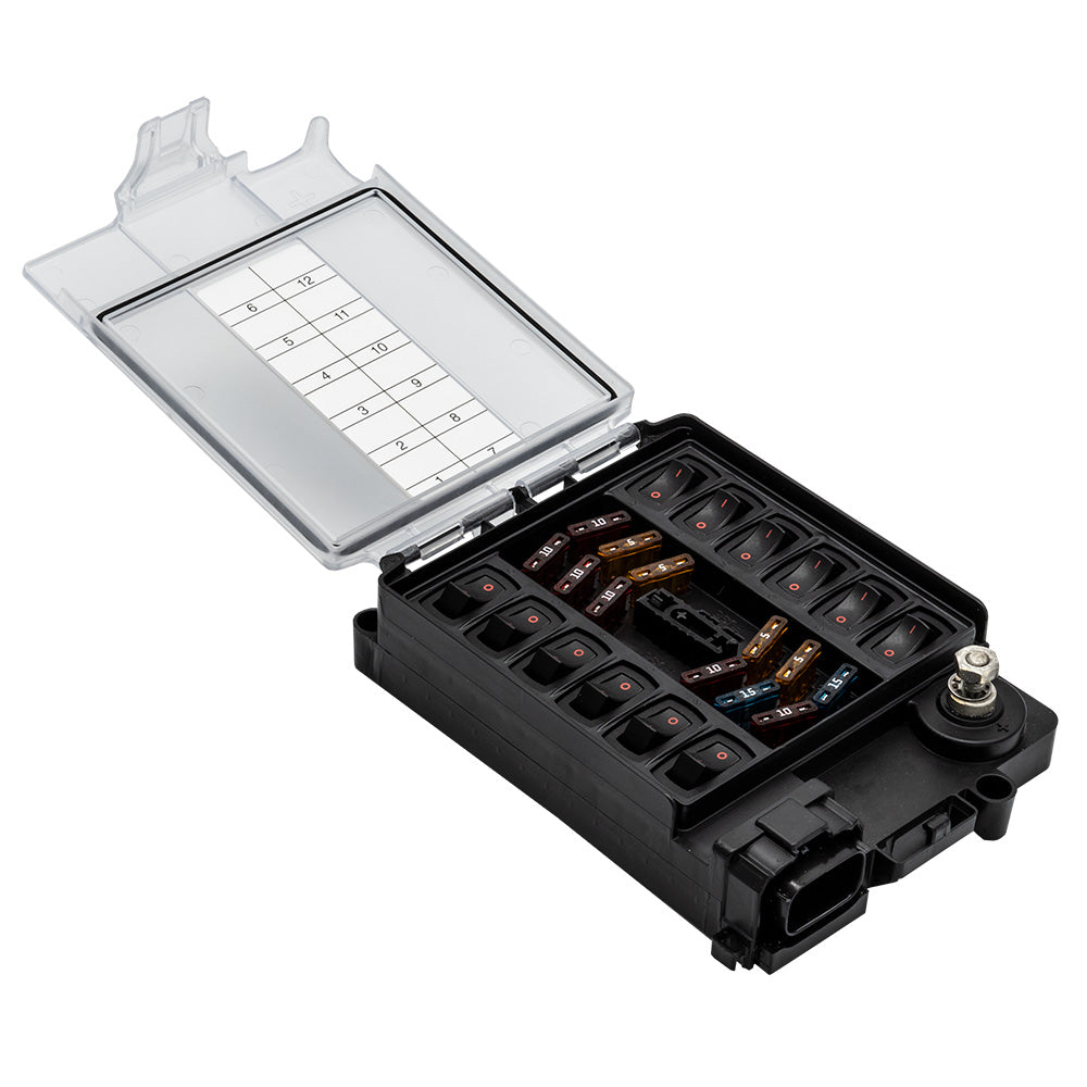 Maretron CBMD12 12-Circuit Bypass Module for NMEA 2000 Systems with Manual Control and Overcurrent Protection - CBMD12