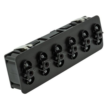 Maretron VMM6 Contura Series Digital Switch Module with 6 Rocker Switches and Blue LEDs - A3801-6