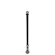 Seaview 12-Inch Manually Folding Marine Light Post with 316 Stainless Steel Base and LTBLED12C5 Navigation Light - Black