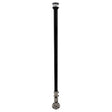 Seaview 36-Inch Manually Folding Light Post with Stainless Steel Base and Navigation Light - Black