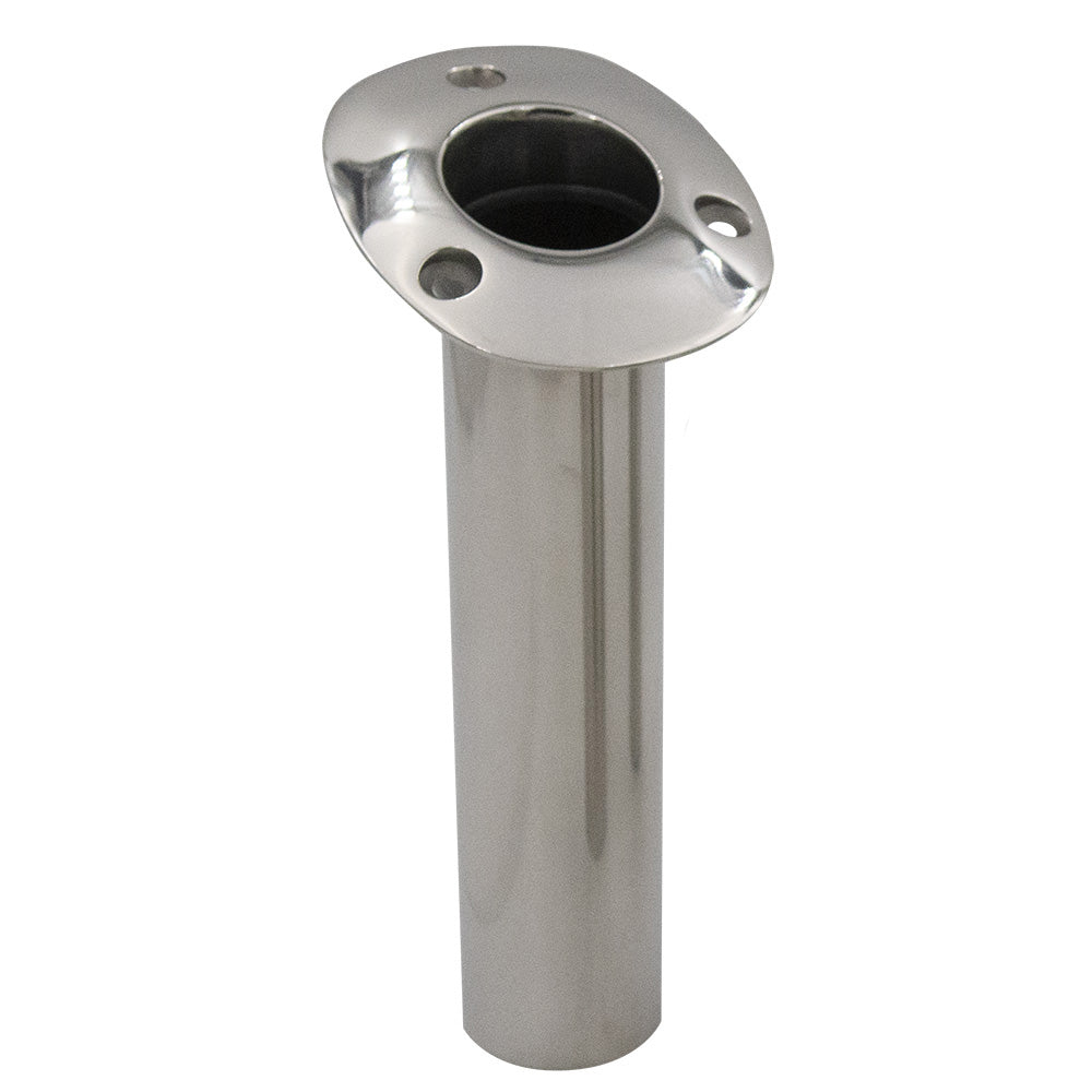 C.E. Smith Flush Mount Rod Holder - 30 Degree - Black Liner - No Logo - 53672NA
