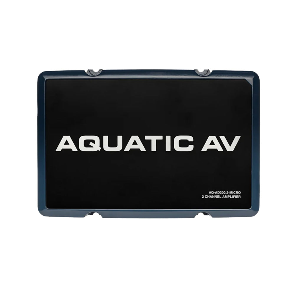 Aquatic AV AD300.2 Micro 2-Channel Digital Amplifier for Marine and Powersports - AD300