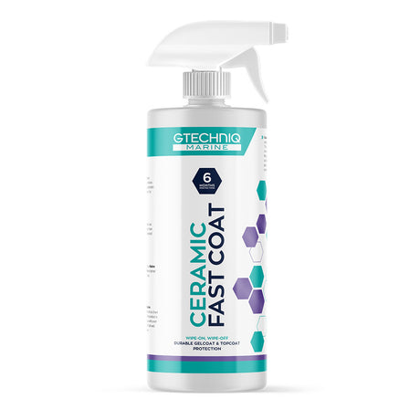 Gtechniq Marine Ceramic Fast Coat 500ml * High-Gloss, UV-Resistant Marine Surface Protection
