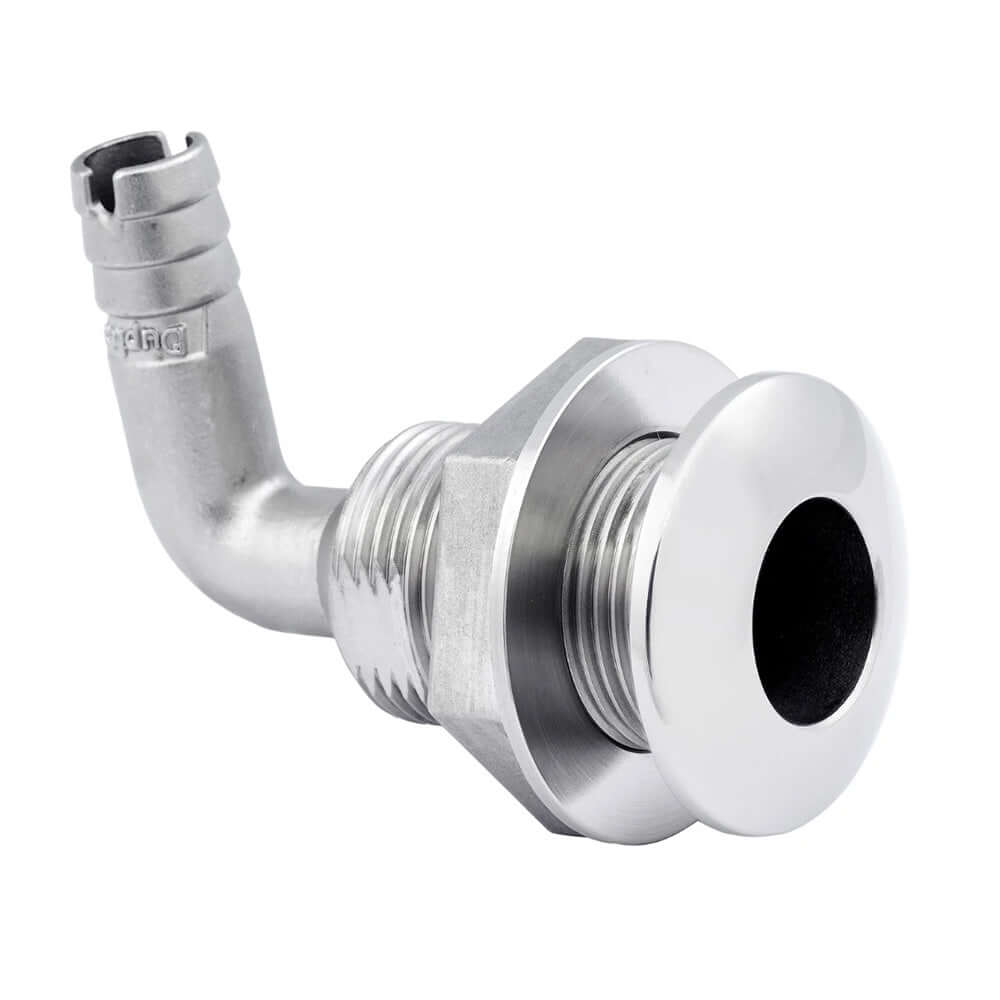 Whitecap 1-1/2" Duplex Stainless Steel 90 Degree Thru-Hull Fitting - 6581X