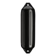 Polyform NF-3 Heavy-Duty Twin Eye Boat Fender - 5.6" x 19" Black