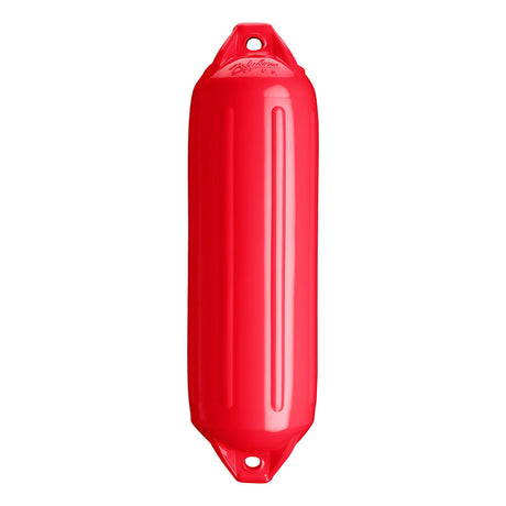 Polyform U.S. NF-3 Heavy-Duty Twin Eye Boat Fender - 5.6 in Diameter x 19 in Length, Red