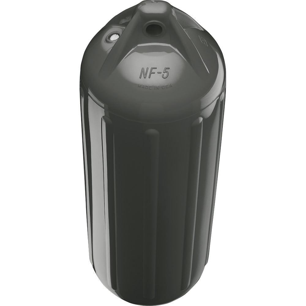 Polyform U.S. NF-5 Heavy-Duty Twin Eye Boat Fender - 8.9" x 26.8" in Graphite