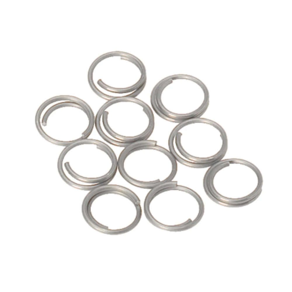 Barton Stainless Steel Split Rings - 10mm - 10-Pack - 60190