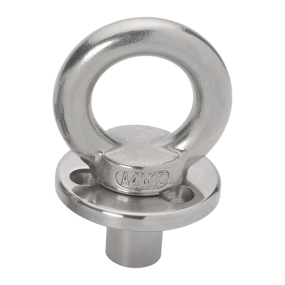 Barton Deck Plate w/Fixing & Eye w/Blanking Plug - M12 Eye - 60362