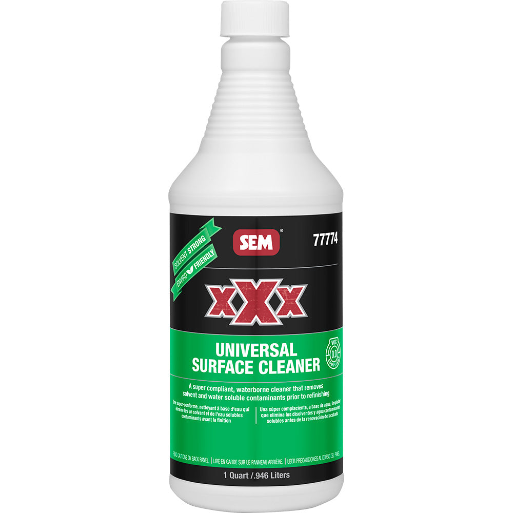 SEM XXX Universal Surface Cleaner - 1 Quart for Automotive Refinishing