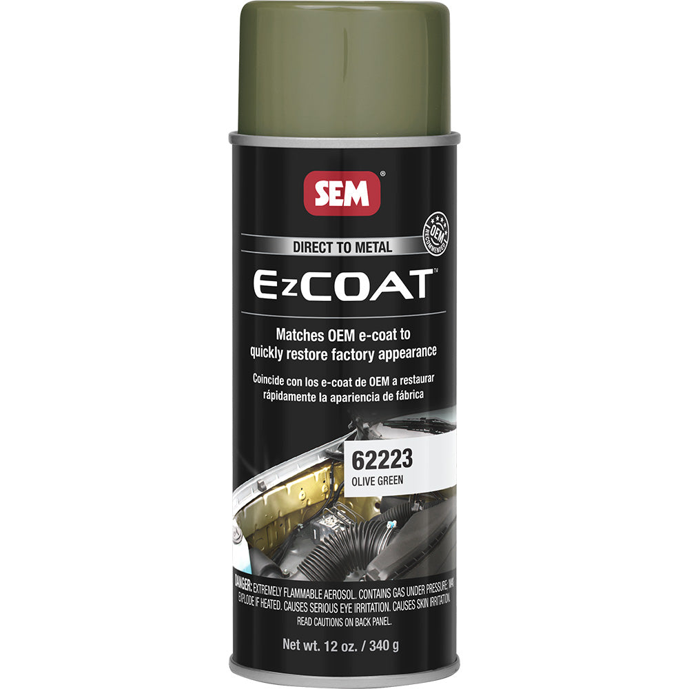SEM Ez Coat 16oz Aerosol Can Olive Green * Direct-to-Metal Automotive Coating