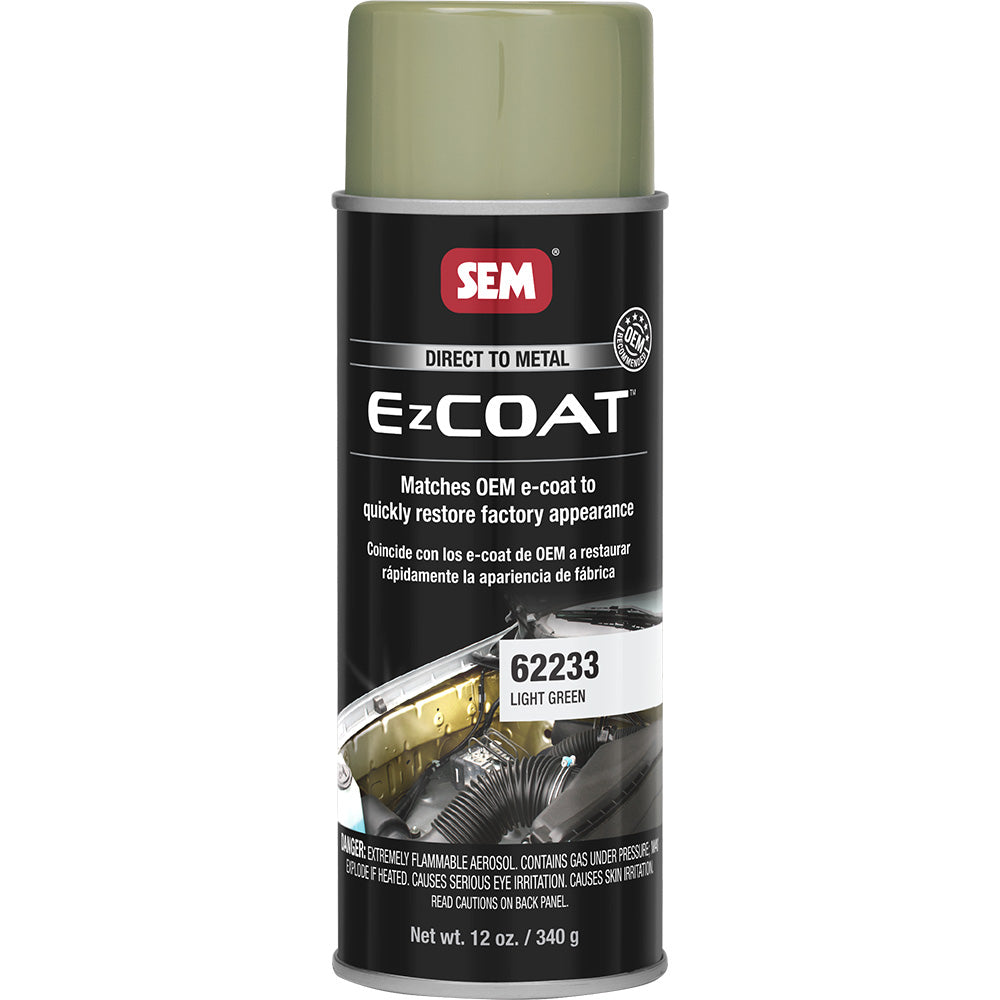 SEM Ez Coat 16oz Aerosol - Light Green for OEM and Automotive Applications