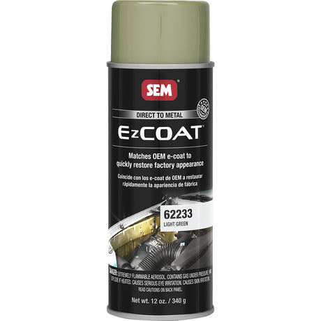 SEM Ez Coat 16oz Aerosol - Light Green for OEM and Automotive Applications