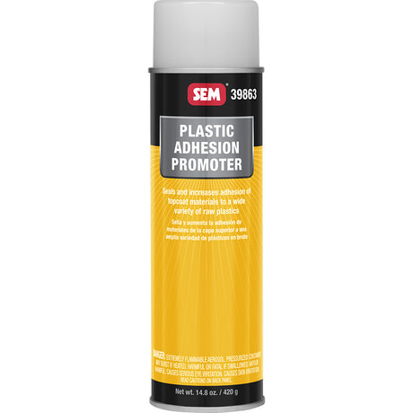 SEM Plastic Adhesion Promoter 16oz Aerosol Can for Improved Bonding on Olefin Plastics