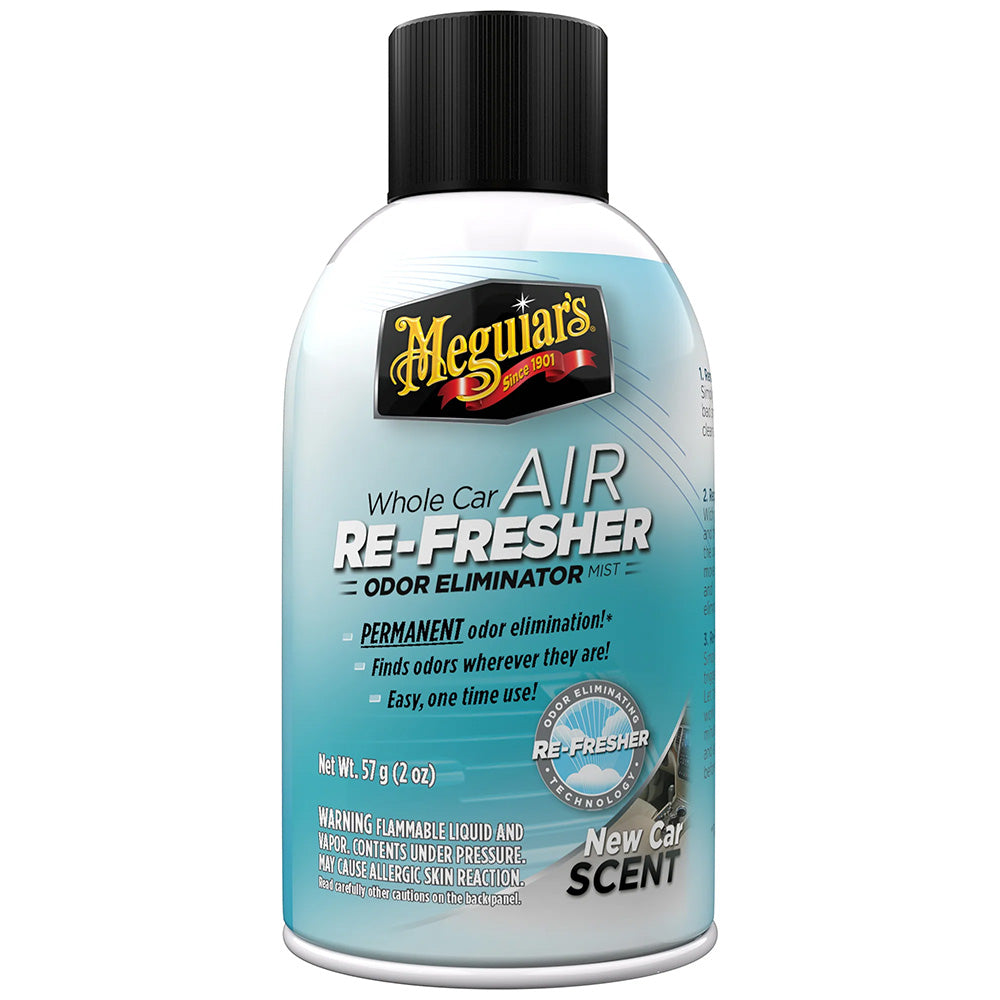 Meguiar's G16402 Whole Car Air Refresher Odor Eliminator * New Car Scent