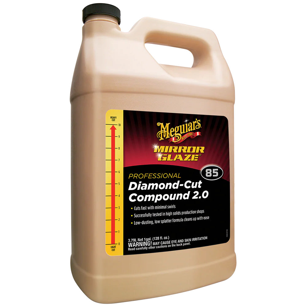 Meguiar's Professional Diamond-Cut Compound 2.0 * 1 Gallon for High-Gloss Paint Correction
