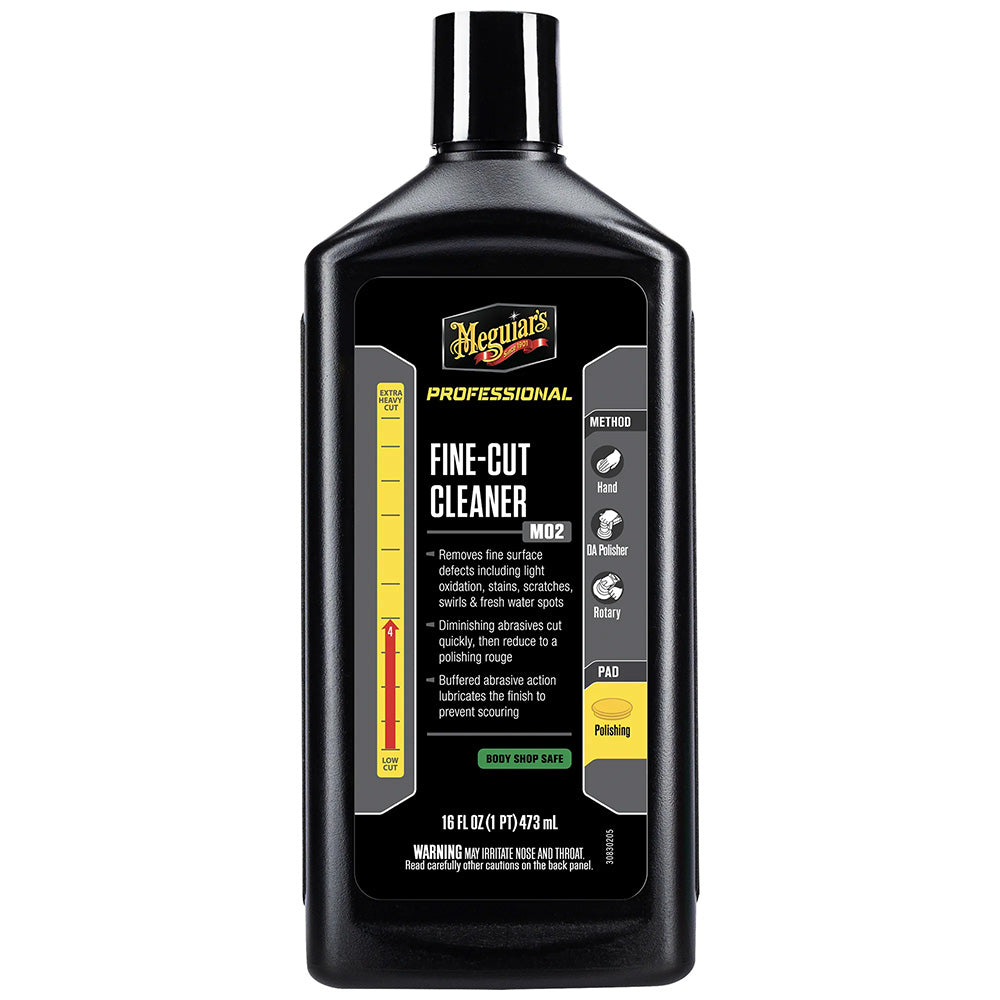 Meguiar's Fine-Cut Cleaner 16oz - Professional Surface Defect Removal and Paint Restoration