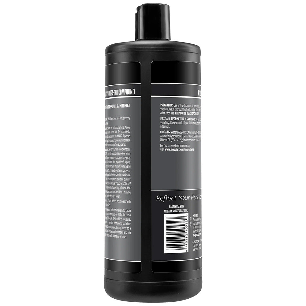 Meguiar's Professional Ultra-Cut Compound 32oz * High-Performance Scratch and Defect Remover