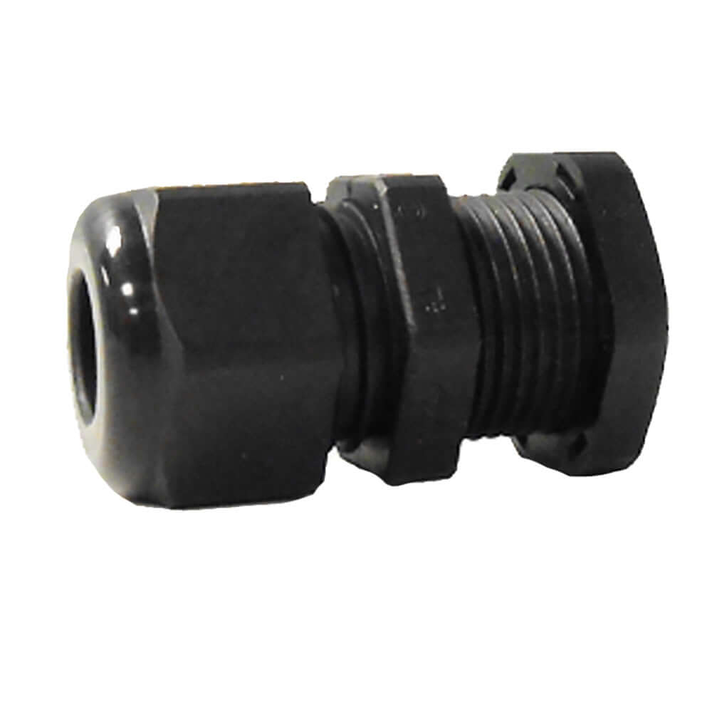 Trident Marine 3/8" Straight Thru-Fitting f/Use w/LPG Copper Tubing or Solenoid Wiring - 1438-8876