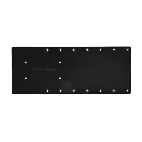 Sea Brackets 18-Inch Straight Trolling Motor Plate for Garmin Kraken - Black - SEA2302-BLK