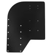 Sea Brackets Small Offset Trolling Motor Plate - Black (Part SEA2306-BLK) - SEA2306-BLK