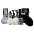 Flitz 5-Gallon Black Bucket Detailers Kit with Polishing and Cleaning Supplies - C-209BB