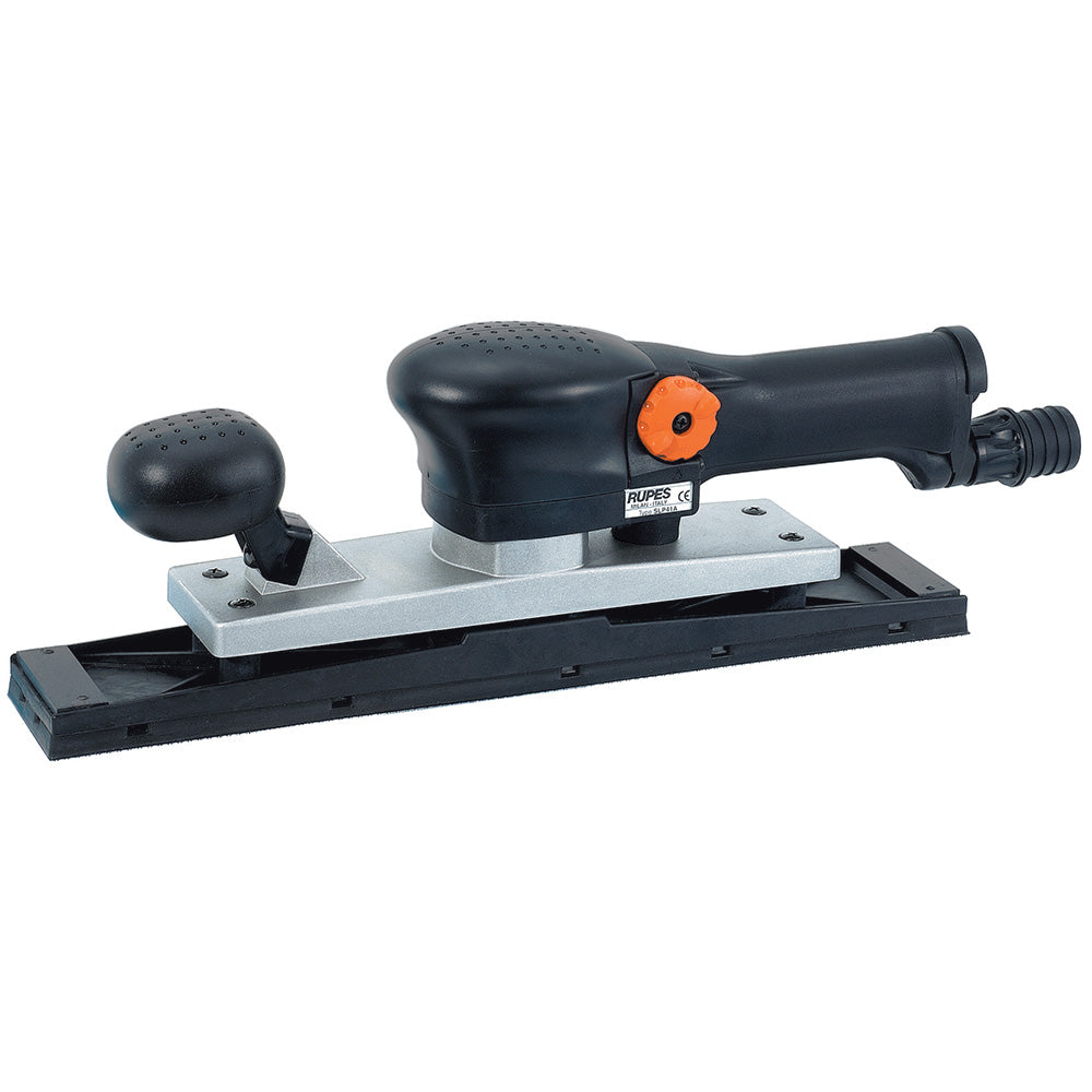 RUPES Pneumatic Orbital Board Sander 70x400mm with Velcro Pad and 5mm Orbit for Surface Finishing - SLP41A