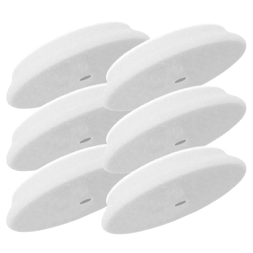 RUPES D-A Ultra Fine Polishing Foam Pad 40mm - White (6-Pack) - 9.DA40S/6