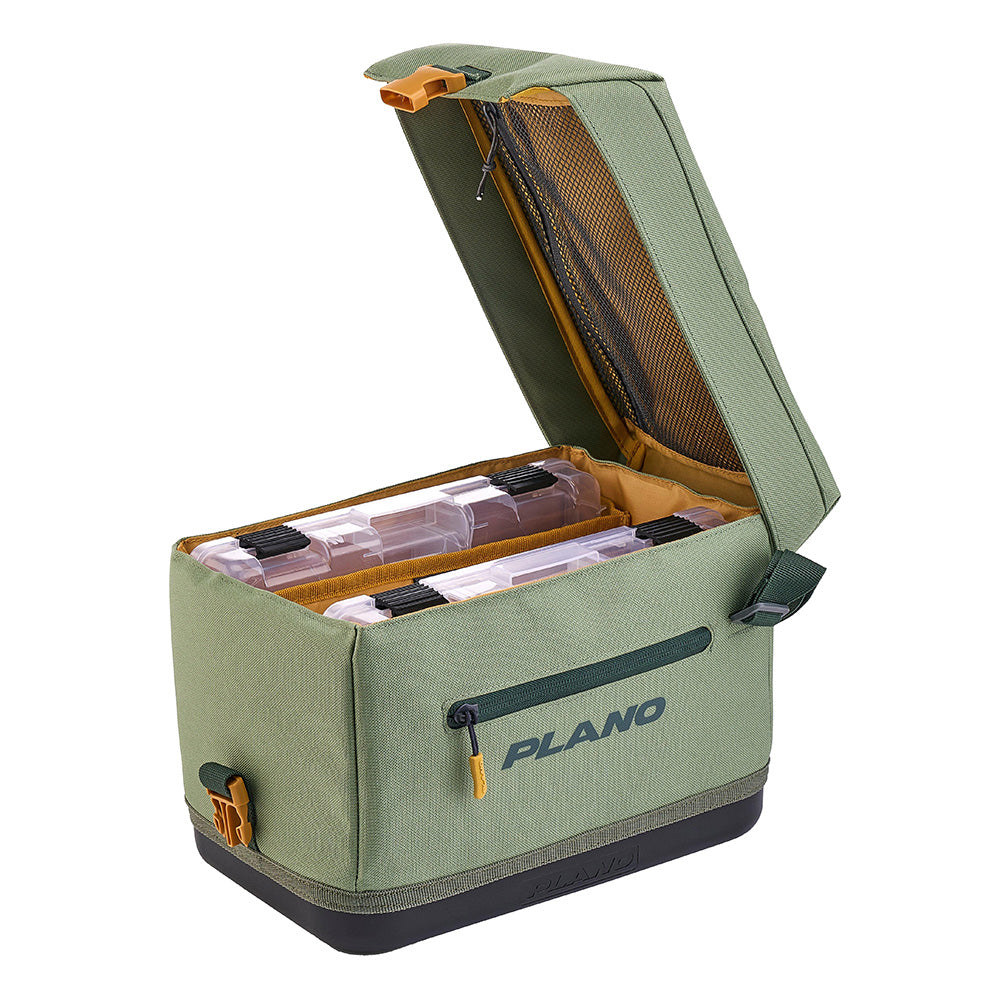 Plano Weekend Softsider Tackle Bag 3600 Series Moss - Durable Waterproof Fishing Gear Organizer