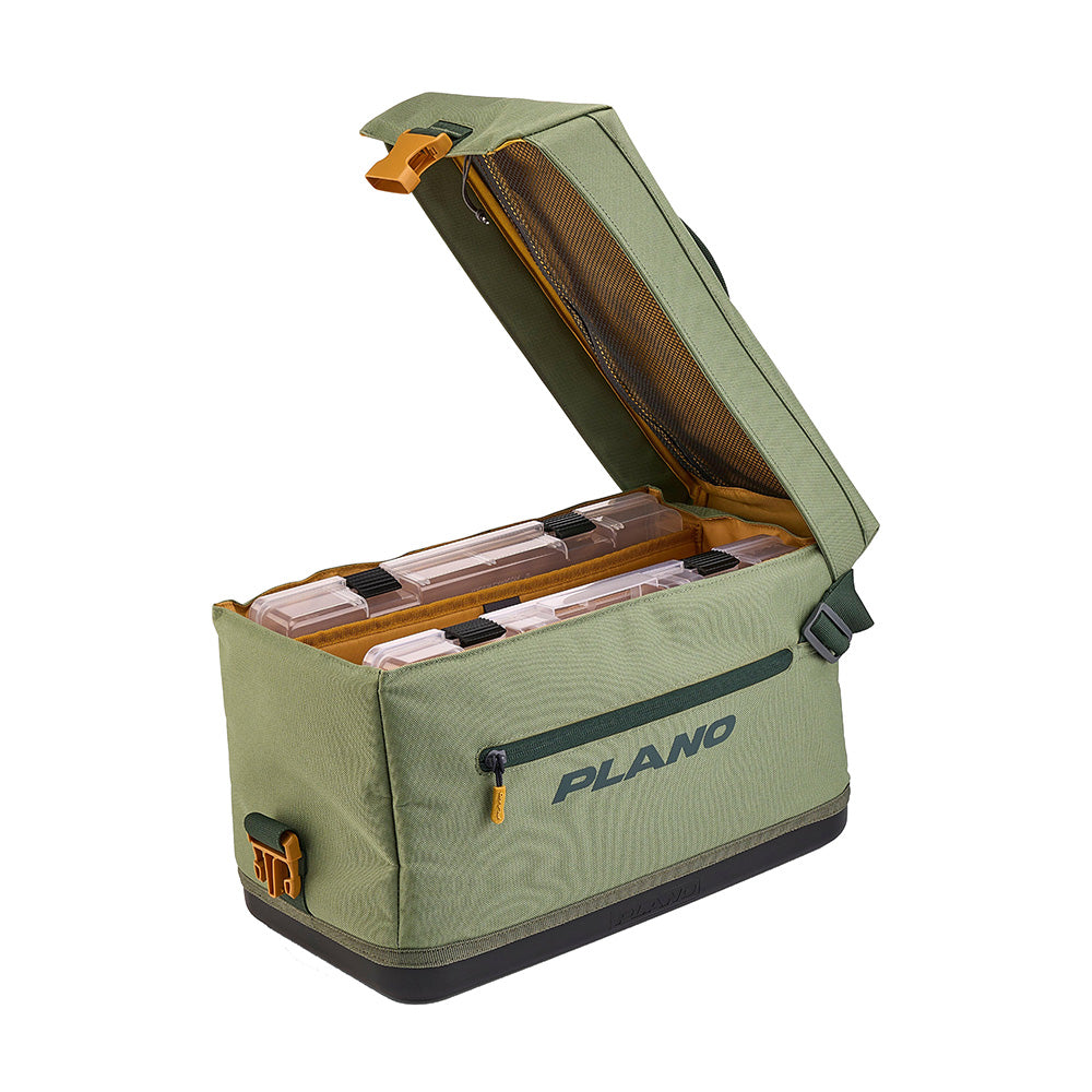 Plano Weekend Softsider Tackle Bag 3700 Series Moss for Organized Fishing Gear