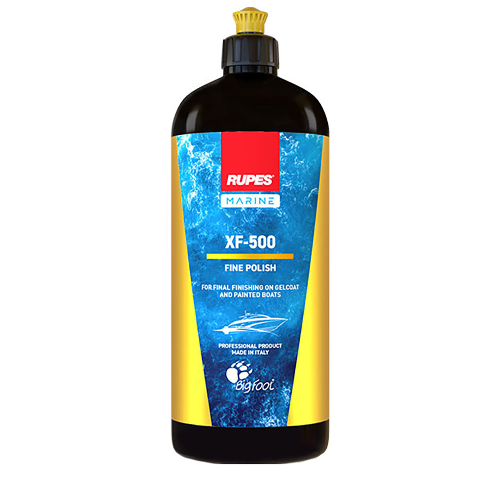 RUPES Marine XF-500 Fine Polish 33.8oz - Final Finish for Gelcoat & Painted Boats - 9.XF500