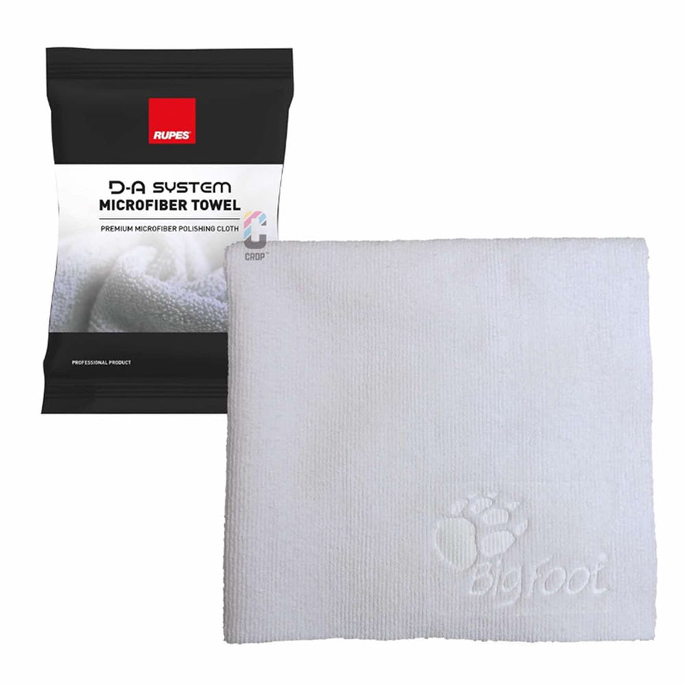 RUPES D-A System Microfiber Towel 16x16 - White - 9.BF9070