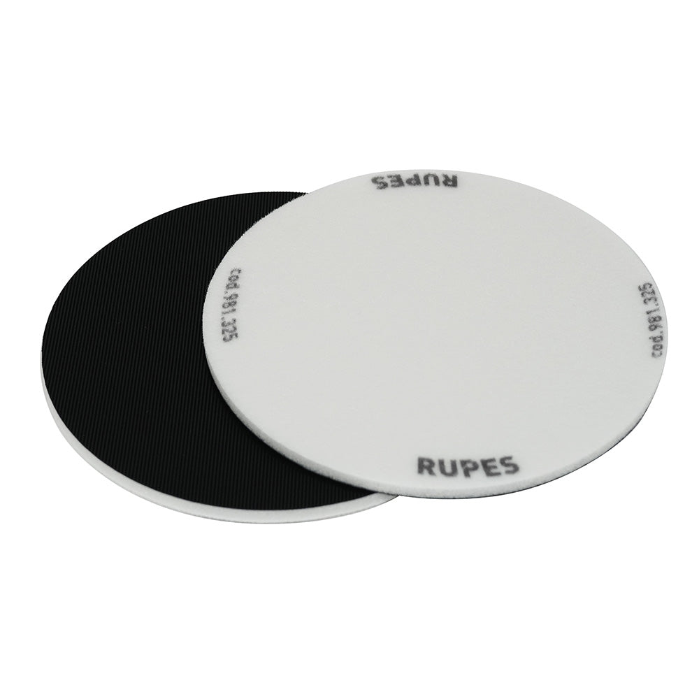 RUPES Foam Interface Pad 150mm No Holes 7mm - 2 Pack for Improved Sanding Results - 981.325