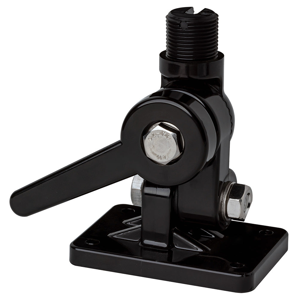 Scout PF AC NBASE002 Four-Way Nylon Ratchet Mount - Black for Marine Antennas - PF AC NBASE002