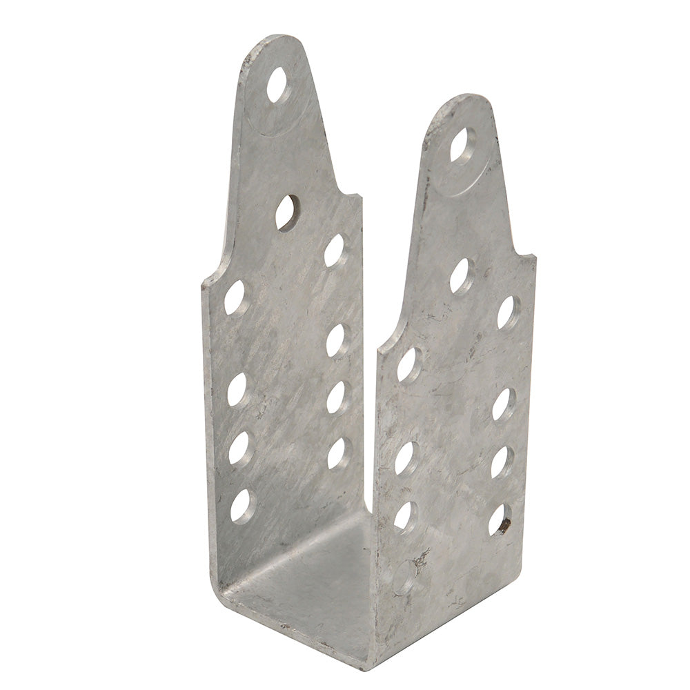 C.E. Smith 250-021786-10EZ Short Galvanized Bent Channel Upright Bracket, 9 Inches - 250-021786-10EZ
