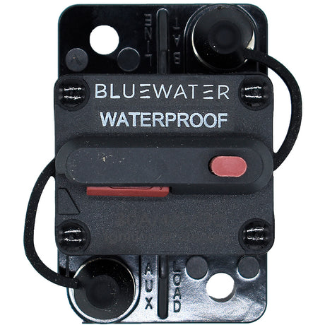 Bluewater 50 Amp Surface Mount Circuit Breaker - Heavy-Duty Marine and Vehicle Protection - 77000-9900-050