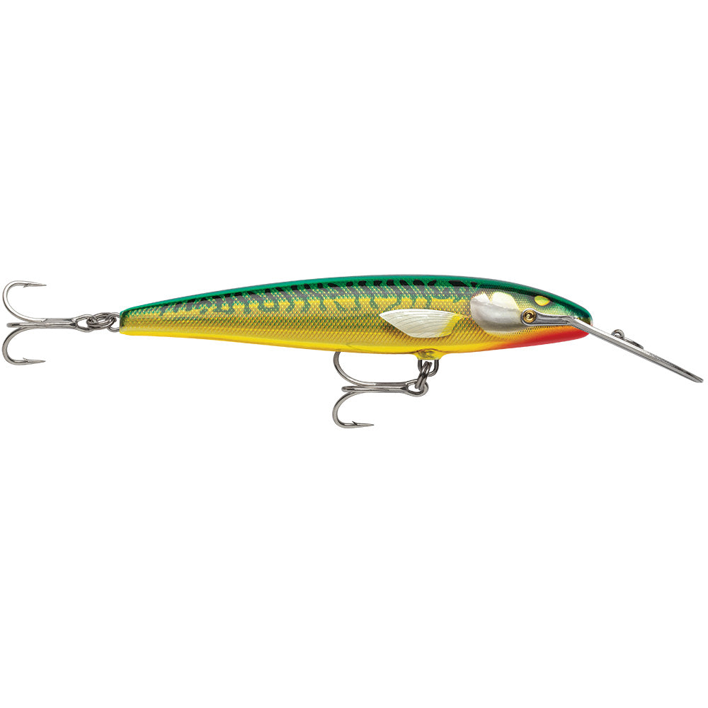 Rapala CountDown Magnum Elite 145 - 5-3/4 Inch Armored Green Mackerel Saltwater Lure - CDMAGE145AMGM