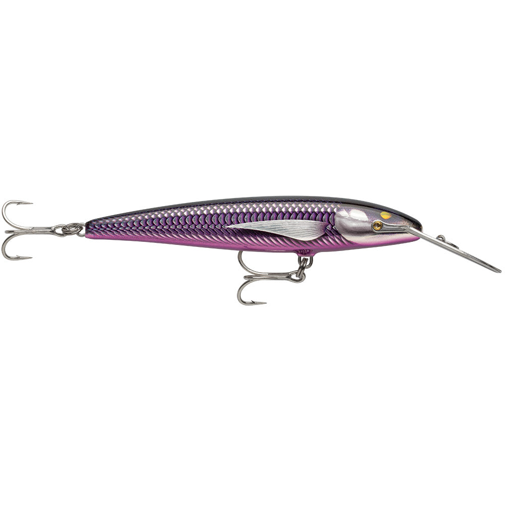 Rapala CountDown Magnum Elite 145 - 5-3/4 Inch Armored Purple Mackerel Saltwater Lure - CDMAGE145AMPM