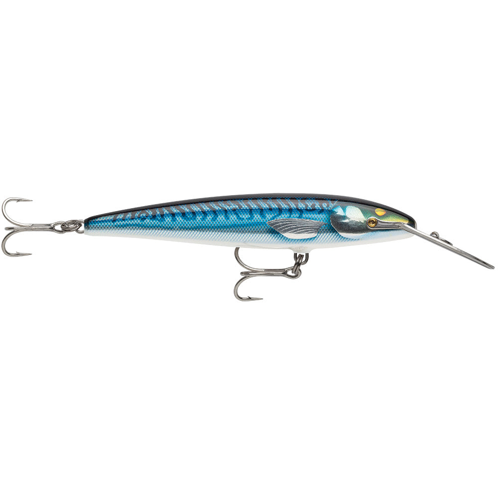 Rapala CountDown Magnum Elite 145 - 5-3/4 inch Armored Silver Mackerel Saltwater Lure - CDMAGE145AMSM