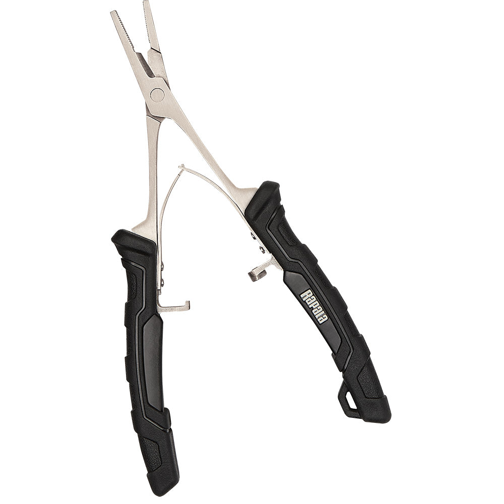 Rapala 7-inch Precision Forceps with Built-in Line Scissors and Locking Handles - RPREF7