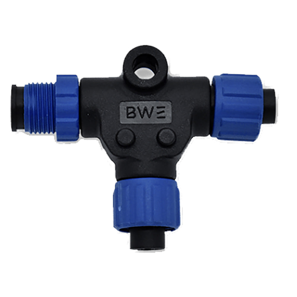 Bluewater NMEA 2000 T-Connector Part Number 2702-12-012 for Marine Electronics Networking - 2702-12-012