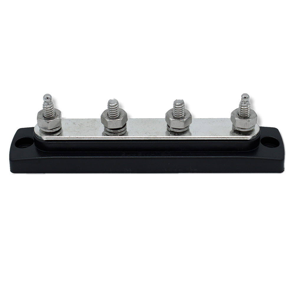 Bluewater Common Stud Busbar 4 Gang - Black - 312303-B-020