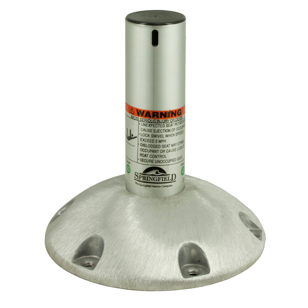 Springfield Marine 1250309-LNS 2-3/8 inch Explorer Fixed-Height Locking Pedestal - 9 inch - 1250309-LNS