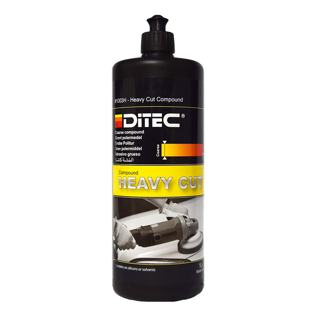 DiTEC Marine Products Heavy Cut Polishing Compound 32oz for Scratch Removal and Paint Refinishing - PC-CMPD-HCO2