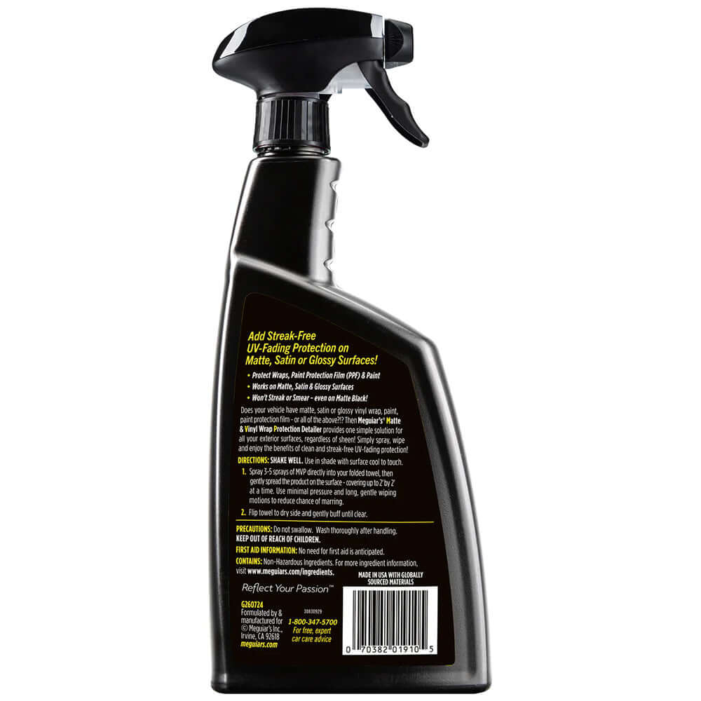 Meguiar's MVP Detailer Matte & Vinyl Wrap Protection - 24oz - G260724