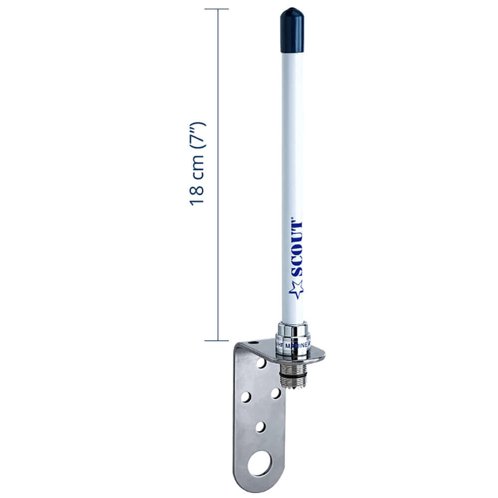 Scout KM-10 VHF Fiberglass Antenna 0,18M (7") Length - PF AN NVHF00010