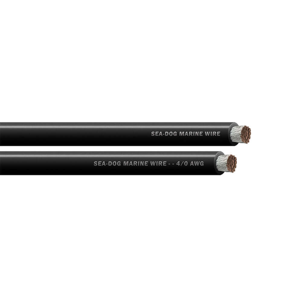 Sea-Dog 4/0 AWG Black Battery Cable - 25' - 8041010